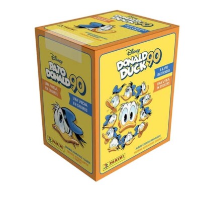 Panini Donald Duck 90 Jahre Sticker & Cards Kollektion 2024 (Box mit 36 Tüten)