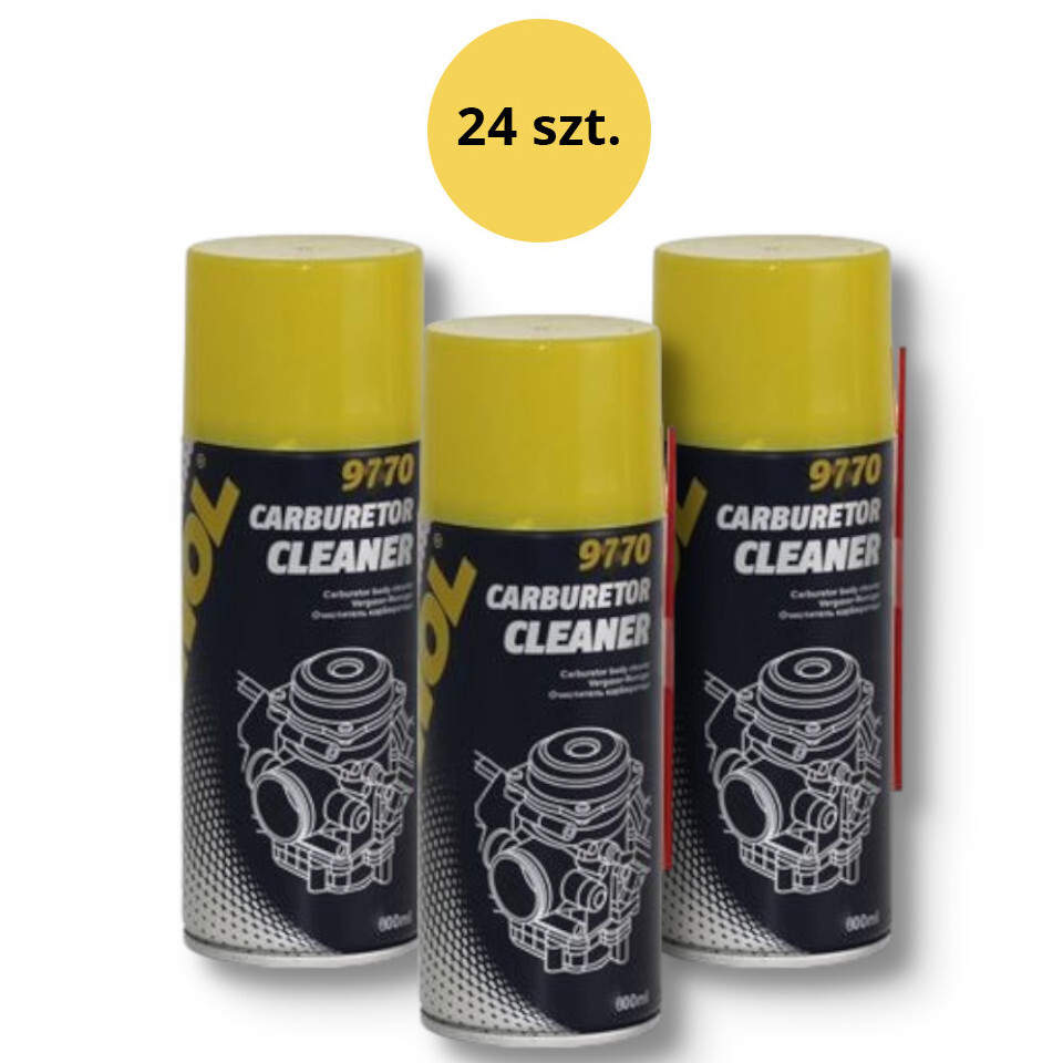 Nettoyant carburateur Mannol 9770 pour restaurer la puissance moteur pack 24 pcs