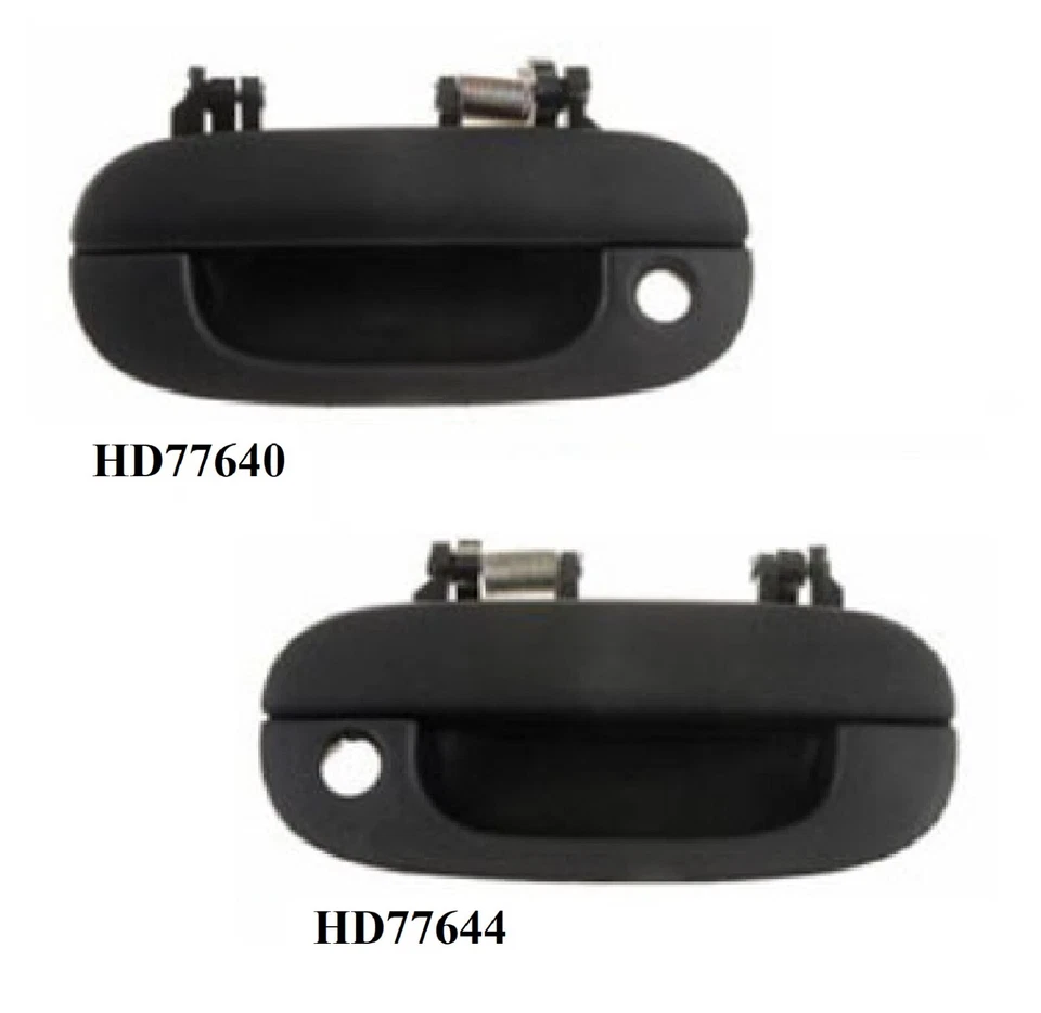 2 PIEZAS MANIJA DE PUERTA EXTERIOR DELANTERA L & R apta para Dodge Ram 1500, RAM 2500, RAM 3500 94-02 Foto 2 de 4