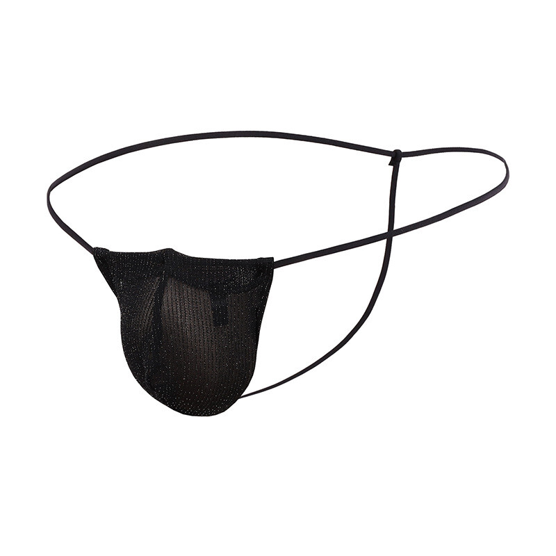 Sexy Men Mesh Breathable Thong Underpant Soft Brief Underwear G-String Briefs