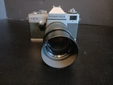 Vintage PRAKTICA LB2 35mm Film SLR Camera with f=135mm 1:2.8 Lens Tested!
