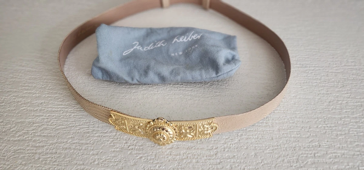 Judith Leiber Bone/Stone/Ivory Belt Judith Leiber Bow Chain Belt Silver main image 2