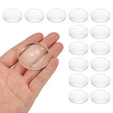 15 Pack Biconvex Lens, 42mm Dia. 42mm Focal Length Aspheric Optical Lenses