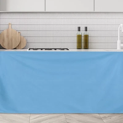 Schrankvorhänge Staubdichte Küchenvorhänge (90x70cm Blau) - Bild 1 von 4