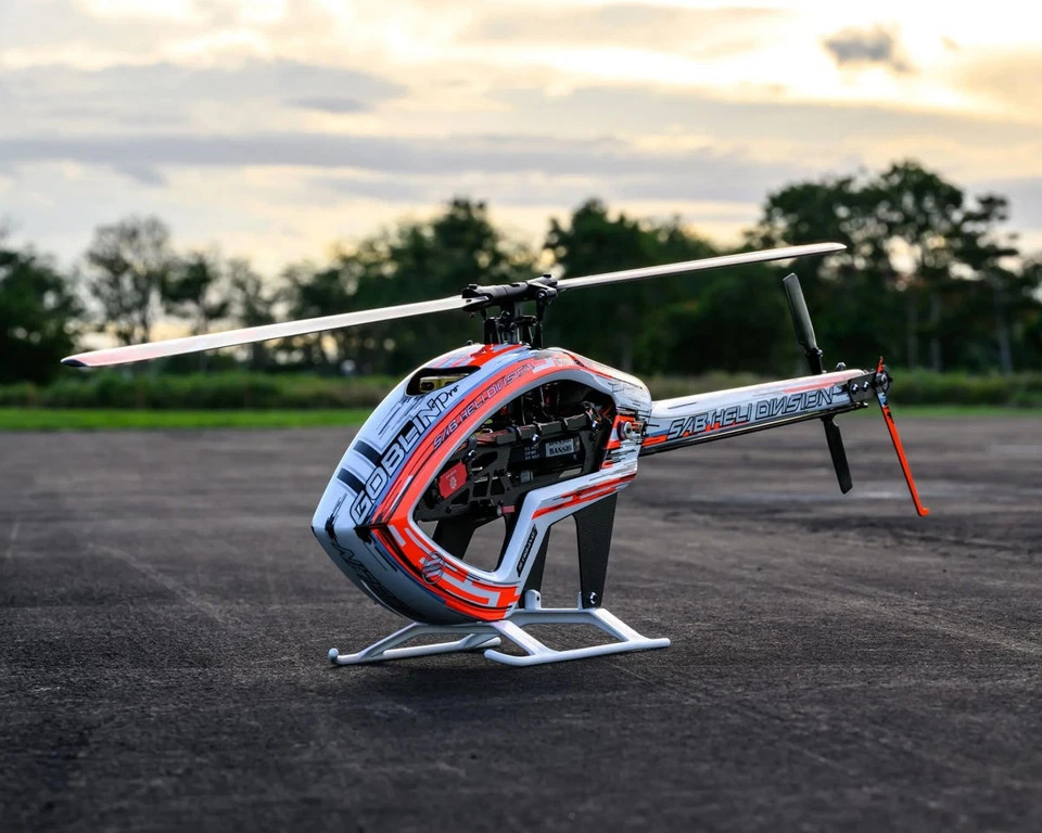 SAB Goblin ILGoblin Pro 420 Electric Helicopter Kit (Orange/White) [SABSG426] - Image 4 of 4