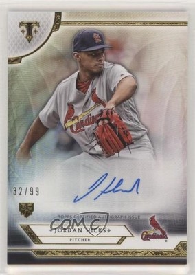 2018 Topps Triple Threads Rookie 32/99 Jordan Hicks #RA-JH Auto RC 1qx