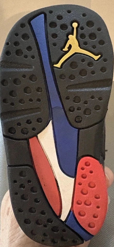 Nike Air Jordan 8 Retro Playoffs Toddler Size 5C Straps Pre-Owned - Image 4 of 4