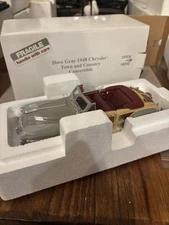 DANBURY MINT DOVE GRAY 1948 CHRYSLER TOWN & COUNTRY Convertible