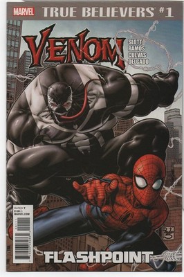 TRUE BELIEVERS: VENOM - FLASHPOINT #1 - PAULO SIQUEIRA COVER - MARVEL - 2018