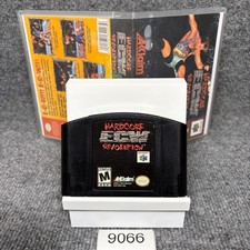 ECW Hardcore Revolution Nintendo 64 Cartridge & Case Tested Works