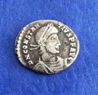 Silique romaine argent Constance II Empereur