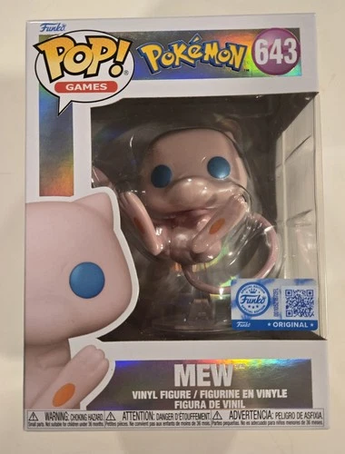 Funko Pop! Vinyl: Mew (Pearlescent)  Pokemon Center (Ex) #643