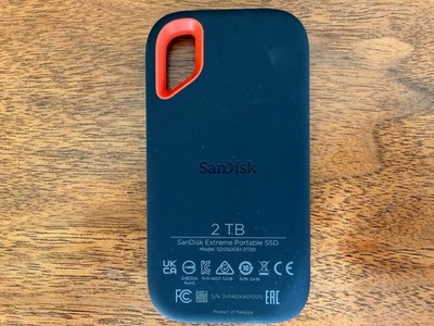 SanDisk Portable Extreme Portable SSD 2TB USB-C SDSSDE61-2T00