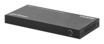 Manhattan HDMI-Splitter mit Downscaling 4 Ports 4K@60Hz Displays Ausgang von X1