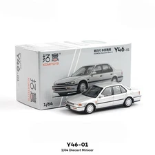 1/64 scale Honda Accord 4th generation silver die-cast car model 