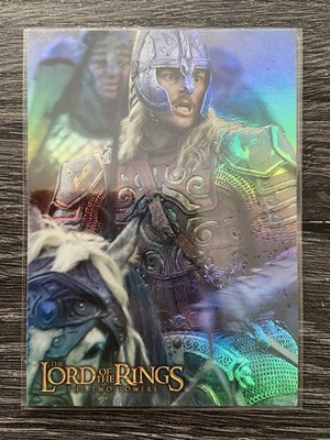 Herr der Ringe Zwei Türme 2002 Prismatic Foil Karte Topps #4 von 10