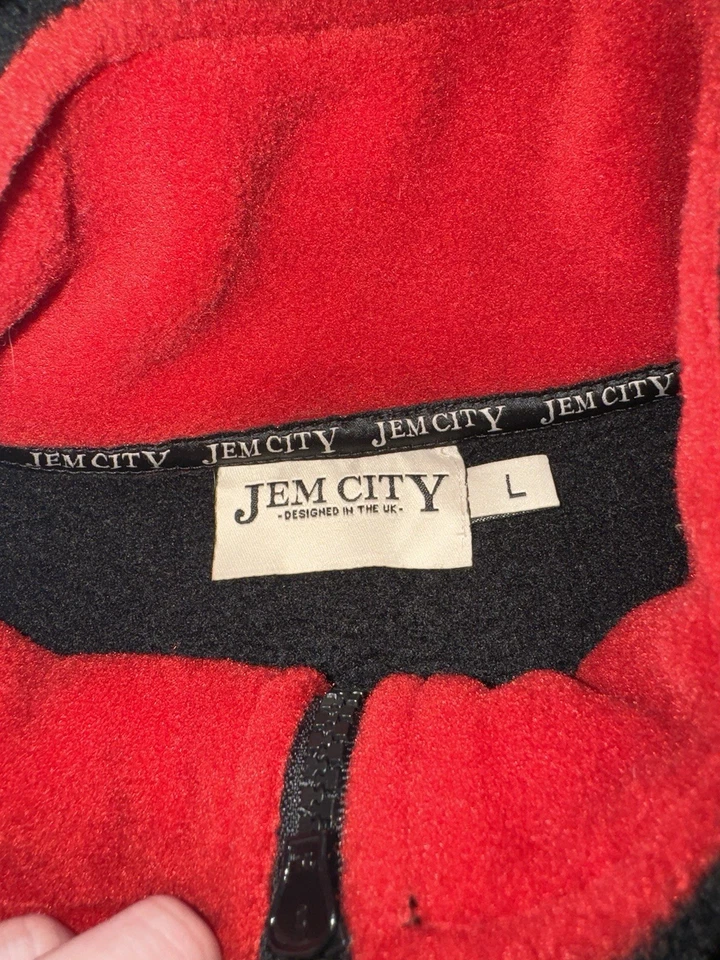 Pullover Jem City Monaco Yacht Club negro para hombre con cremallera en cuarto para hombre talla L” Foto 2 de 3