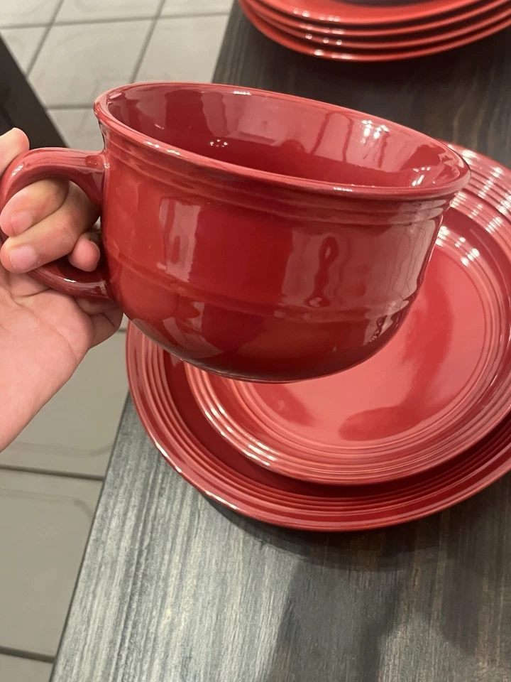 Набор столовой посуды Mainstays. Набор подходящих тарелок, чаш и кружек. - Изображение 3 из 4