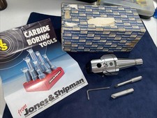 Jones & Shipman 6.5" Boring Head 30Int Imperial Graduations Unused Complete