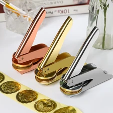 Embosser Customized Stamp Steel Seal for Diplomas Notary