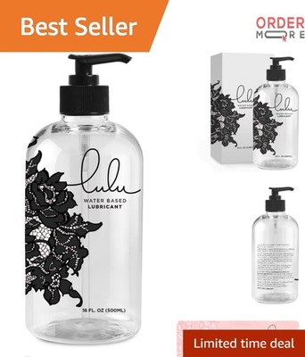 Water-Based Personal Lubricant 16oz Glycerin & Paraben-Free Unscented