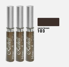 [3 Pack] Rashell Masc-A-Gray Hair Mascara Touch Up Gray Root [ 103 Warm Brown ]
