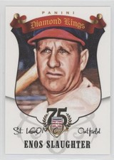 2014 Panini Hall of Fame Diamond Kings Enos Slaughter #61 HOF fm0