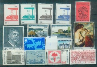 Lot Briefmarken aus Belgien postfrisch