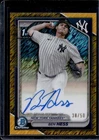 2024 Bowman Draft Ben Hess Chrome Auto Gold Shimmer Refractor 1st #38/50