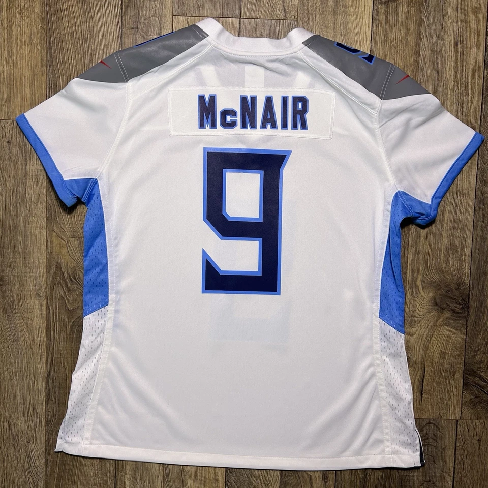 Nueva camiseta local de fútbol americano de los Tennessee Titans Steve McNair Nike NFL para mujer L $130 Foto 4 de 4