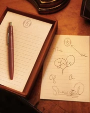 Taylor Swift - The Life Of A Showgirl - Notepad Pen and Tray Set - IN HAND