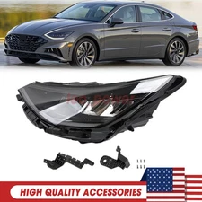 For 2020 2021 2022 Hyundai Sonata W/LED Headlight Assembly Driver Left DRL