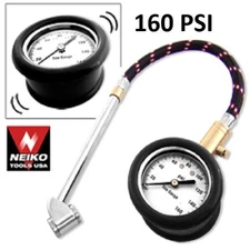 10-160 PSI Air Pressure Gauge For Cars & Trucks Tires Inflator Automotive HD