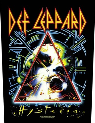 Def Leppard Hysteria Rückenaufnäher Backpatch