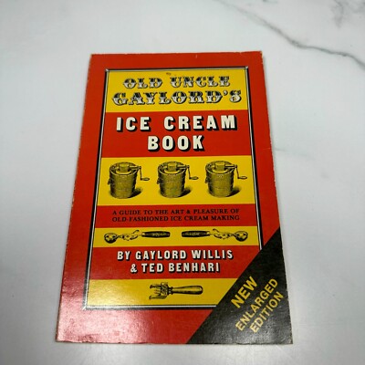 Vintage Old Uncle Gaylords Ice Cream Book Guide to Art & Pleasure