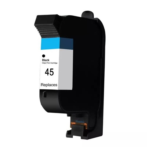 5PK HP 45 Black Ink Cartridges Non-OEM for Color Copier & Designjet Printers - Picture 9 of 13