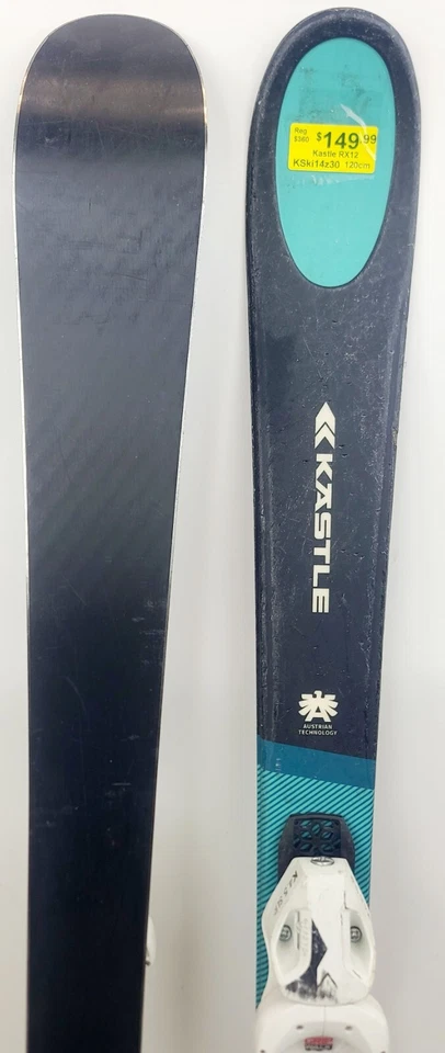 Usado $360 Youth Kastle RX12 Jr. Esquís y fijaciones K-4.5 tallas 100 110 120 Foto 2 de 4