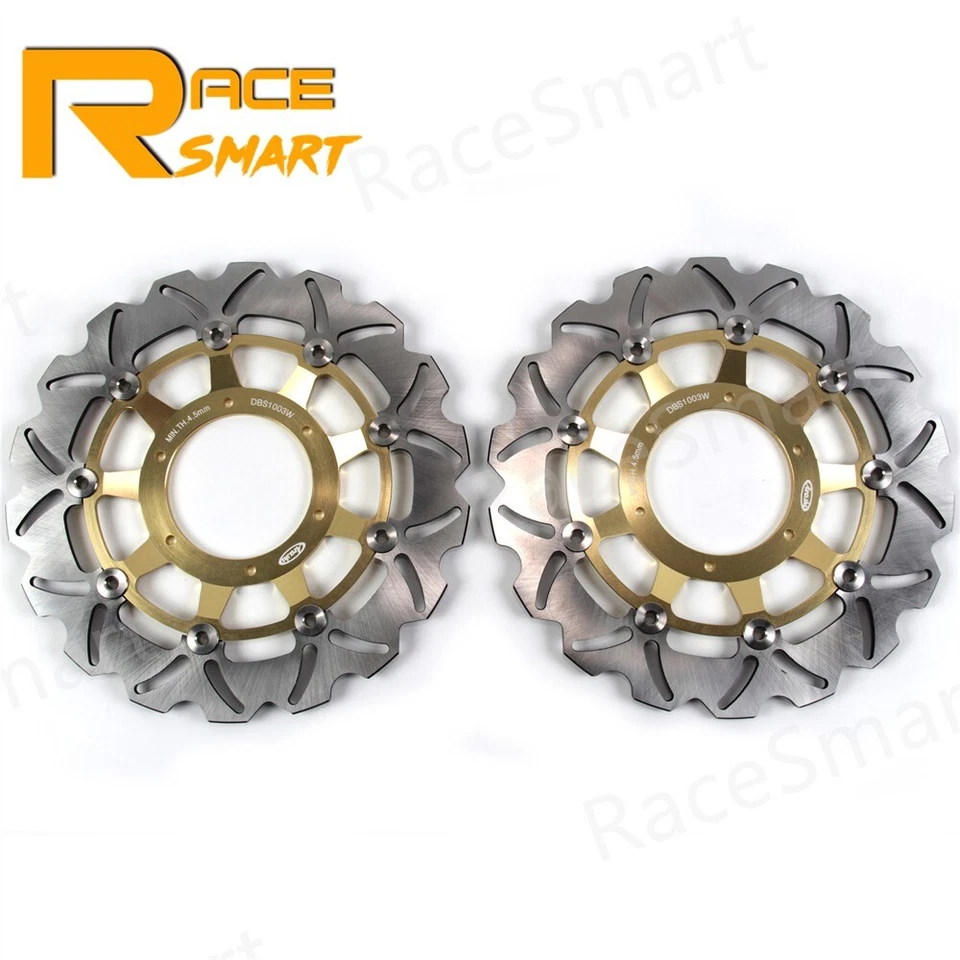 Rotores de disco de freno delantero y pernos de montaje para Honda CB900F 919 Hornet 2002-2006 Foto 2 de 4