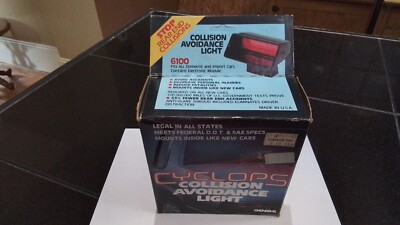 Collision Avoidance Light Cyclops 6100 Accident Prevention Rear End Collisions