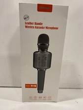 GOODaaa Y11S Portable Wireless Bluetooth Karaoke Microphone Gray