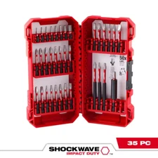 SHOCKWAVE Impact Duty Alloy Steel Screw Driver Bit Set (35-Piece)