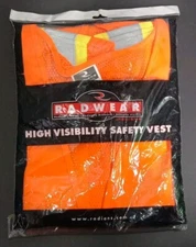 RADIANS SV60 2X Class-2/Level-2/Two Tone Hi~Visibility ORANGE SAFETY Vest NWT