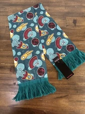 Ruffneck Scarf, Space UFO Rockets Planets Universe, 60” Inches Gift Fun Warm