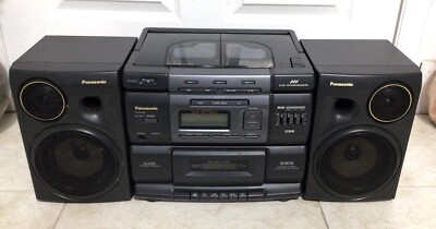 Vintage Panasonic Boombox RX-DS750 AM/FM 3 Disc CD Player Cassette