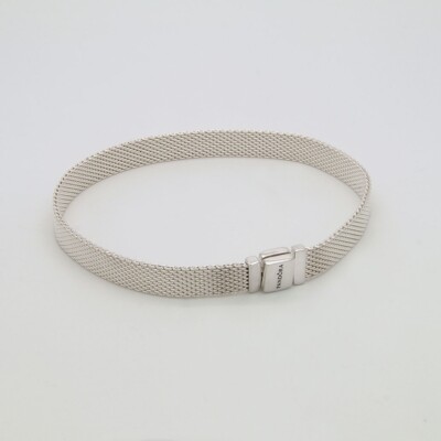 Original Pandora Reflexions Mesh-Armband aus Sterling-Silber - 597712-16