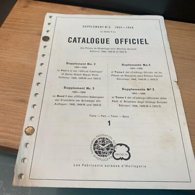 Eterna Girard Peregaux Mido Swiss watch machinery catalog