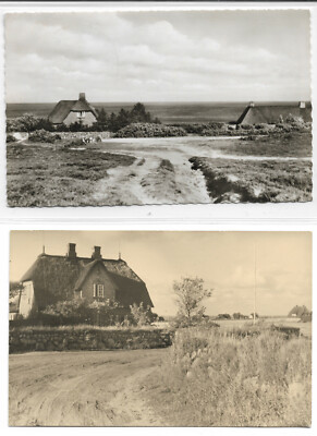 AK 2 x Ansichten Sylt ''   Am Watt '' 1 x gelaufen 