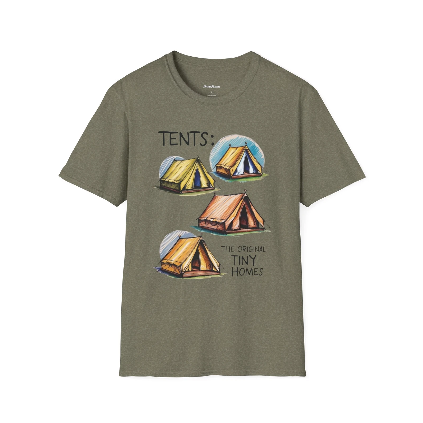 Funny Tent Lover Unisex T-Shirt, Camping Tee, Sarcastic Tiny Home Shirt
Opens in a new window or tab
