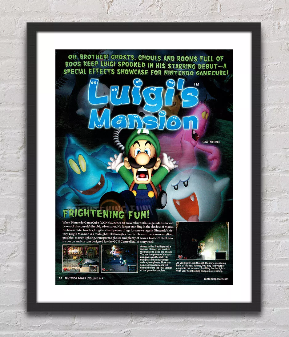 Luigi's Mansion Boo Berry Gamecube Cereal Box Poster -  Norway