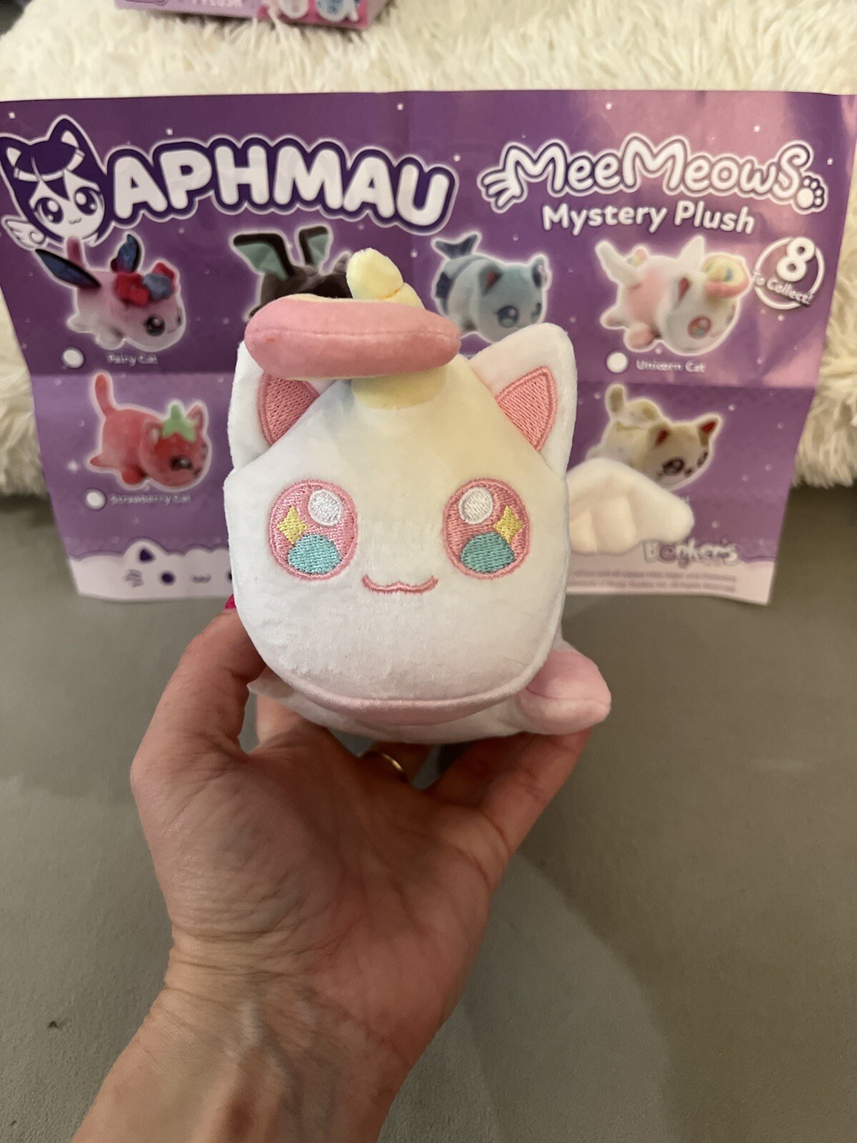 aphmau unicorn cat plush